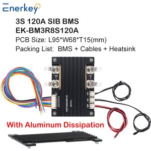 Enerkey BMS 3S 12V 120A High Current Lithium Battery Protection Board with