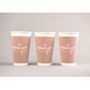 12oz 16oz Foam Paper Drinking Cup For Hot And Cold Beverages , Eco Friendly