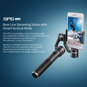 3-Axis Smartphone Handheld Gimbal Stabilizer Smart Vertical Mode 360D for iPhone