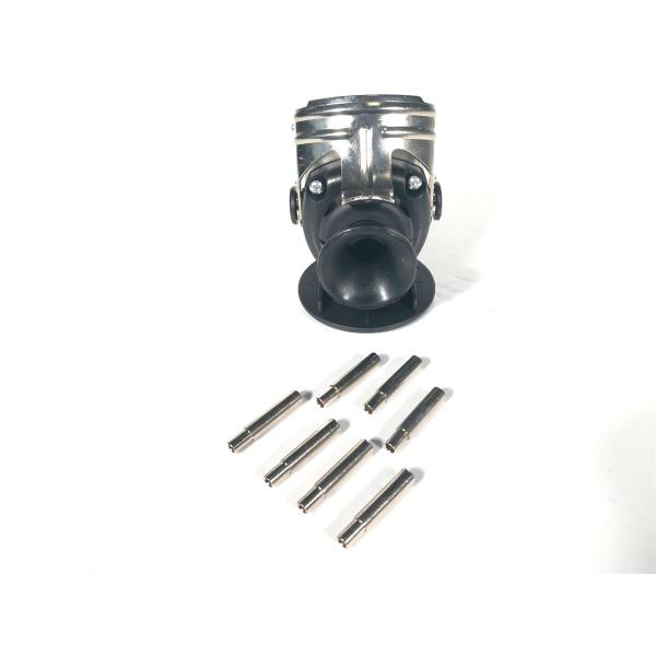 Weatherproof European Trailer Light Plug Durable EBS Plastic Material