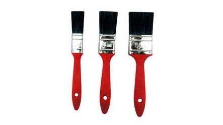 Quality Flat Chip House Paint Brush Set Hollow Polyester Filament 38mm for sale