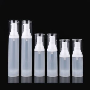 China 15ML 30ML 50ML white plastic airless pump bottle packaging supplier on sale