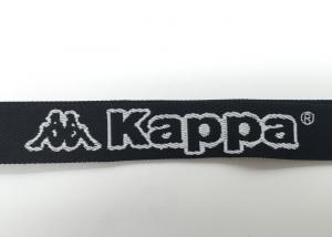 Wholesale Kappa Black White Color Custom Woven Lanyards For Any Company Logo from china suppliers