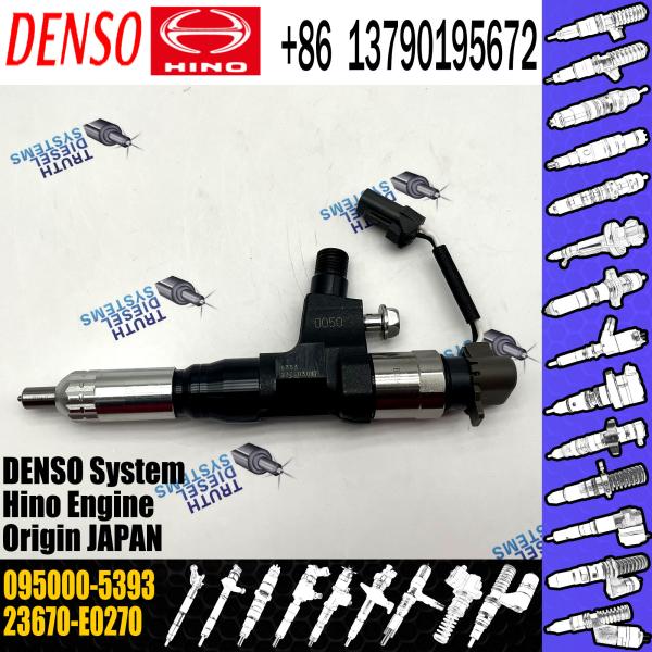Diesel Engine Parts Fuel Injector 23670-E0270 Common Rail Injector 095000-5393