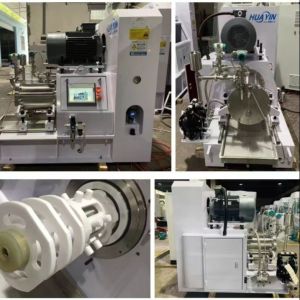 Customized Horizontal Wet Grinding And Dispersing Sand / Bead Mill Machine