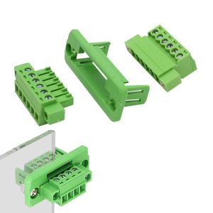 3.81mm pitch Feed Through Flange Screw Terminal Blocks Interlocking