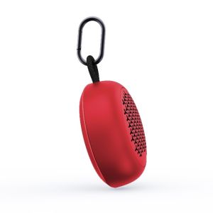 5W Mini Portable Bluetooth Speaker Round Shape ABS Plastic Material With Hook