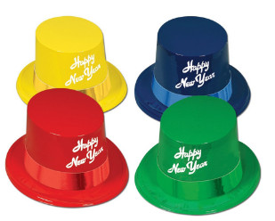 A hot-selling laser hat. New Year's carnival paper hat. New Year party holiday products. New Year's birthday hat.