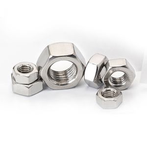 M10 Stainless Steel Hex Lock Nut , Mild Steel Nuts Half / Full Thread