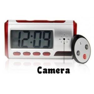 mini Desk Clock Camera with Motion Detection Alarm Clock DVR camera