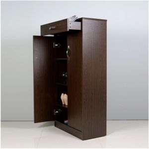 China KD Package 62*36*121cm E1 MDF Wooden Shoe Cupboard on sale