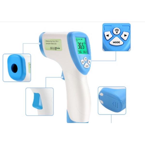 Quality High Precision Digital Forehead Thermometer With LCD Display Screen for sale