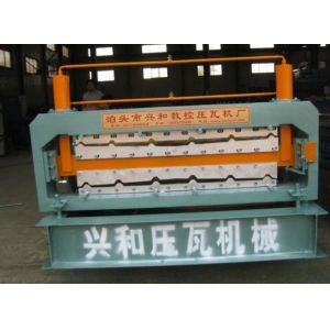 Automatic Double Deck Roll Forming Machine For Making Steel Roof Panel