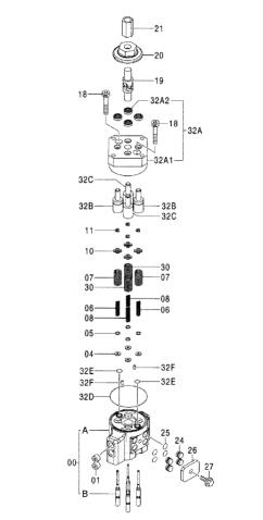 9754825 9759158 9754826 9759157 Pilot Pusher For HITACHI Excavator Spare Parts