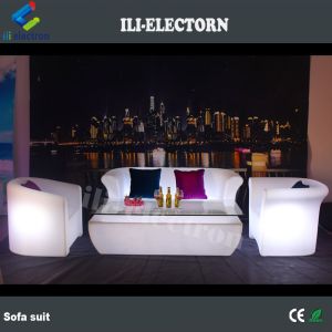 Color Changing Rechargeable plastic LED light up bar table