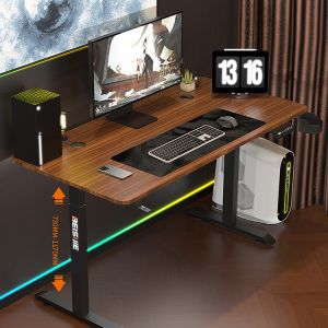 Commercial Furniture Custom Design Wood Standing Desk with Electric Height