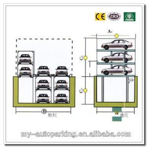 Wholesale +1-1 Pit Parking Lift Residential Pit Garage Stack Parking System from china suppliers