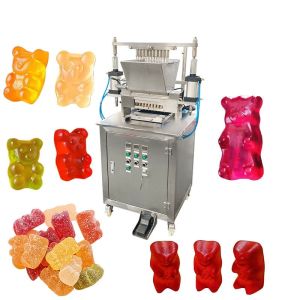 3KW Intelligent Control System Gummy Bear Machine Semi Automatic
