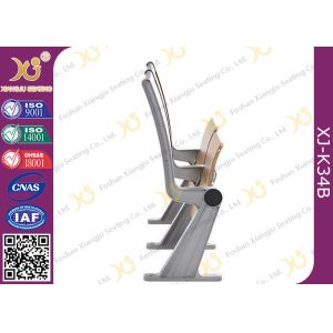 Cold Rolled Steel Bookshelf Lecture Theatre Seating With Writing Table