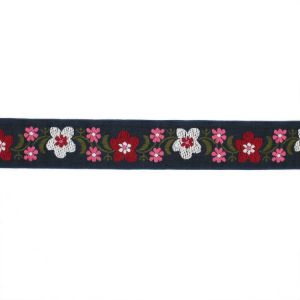 Custom 5cm Polypropylene Jacquard Webbing Trim For Garment