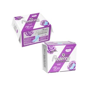 Ultra Thin Overnight Sanitary Napkins with Natural Cotton and Wings