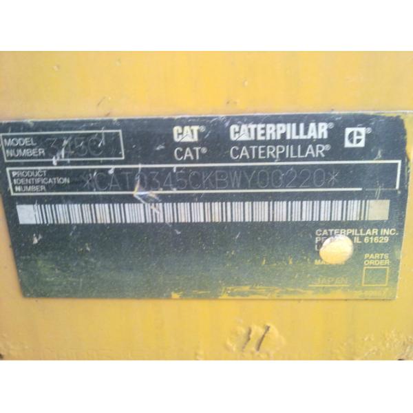 45T weight Used Crawler Excavator Caterpillar 345C C13 engine with Original Paint