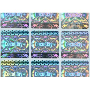 Custom logo tamper evident secuirty hologram warranty sticker