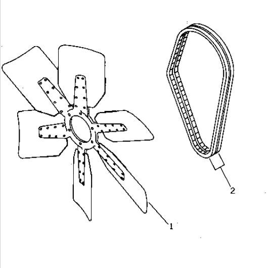 04121-22277 0412122277 V-Belt Set Support For KOMATSU Bulldozers D61EX D61PX D85A D85E