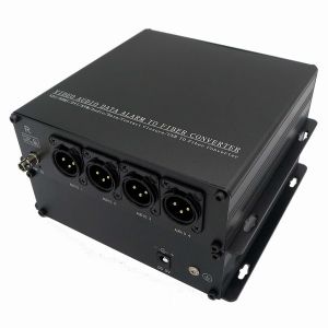 4ch Balanced Audio to Fiber Converter