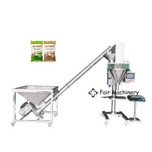 3PH PLC Auger Powder Filling Machine Semi Automatic 1.8KW