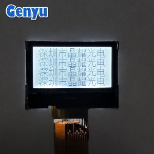 0.96 Inch 128x64 Monochrome FSTN LCD Display 15pin White Backlight SPI Interface