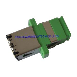 Plastic FTTH networks Optical Fiber Adapter SC Shuttered Adapter
