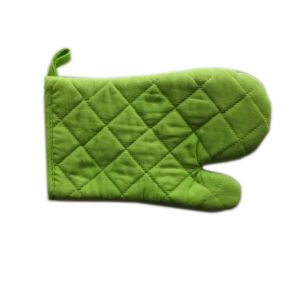 Wholesale Canvas Thin Fabric Oven Mitt for Promotion Easy Kitchen Oven Mitt Potholders , Grass Green from china suppliers