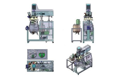 Quality Three Phase Toothpaste Manufacturing Equipment With Hydraulic Lifting Function for sale