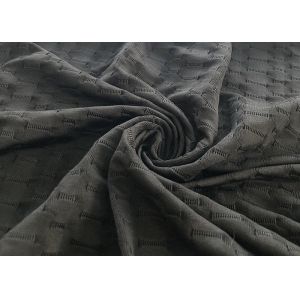Wicking Yoga Wear Material Polyester Spandex Jacquard Fabric Shrink Resistant