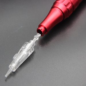 Red Permanent Makeup Machine Kit Eyebrow Tattoo Pen Device FC