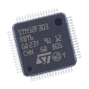 Wholesale Wholesales ARM MCU STM32 STM32F303 STM32F303RBT6 LQFP-64 Microcontroller with low price IC chips from china suppliers