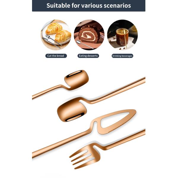 Stainless Steel Cutlery Set 24 Piece Wall-mounted Tableware Set Western Restaurant Hotel Set Gift Box