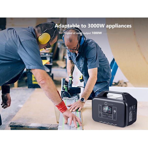 Waterproof 1200w Portable Solar Power Station For Camping