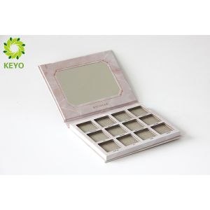 Paper Material Empty Eyeshadow Palette Case Square Shape For Cosmetics Packing