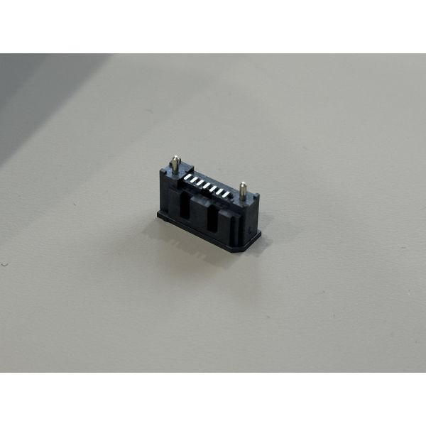 2.0mm Pitch PCB Male Signal Power Connector with Positioning Pegs Through Hole Electrical Terminals, Customization for Automotive Wire Harness, Server