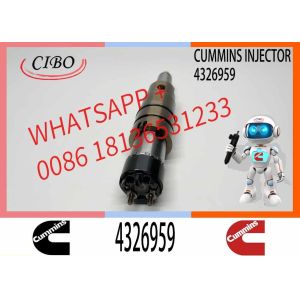 Genuine Cummins diesel engine 4326959 ISZ QSZ Injector 4326959 1881565 2031835