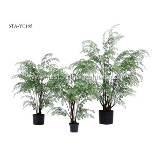 Decorative Artificial Fern Tree Vivid Display Greenery Beautiful Ornate Planter
