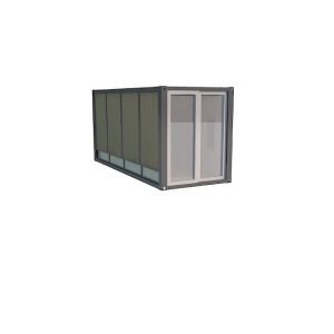Flat Pack Office Expanding Container House Steel Frame Mobile