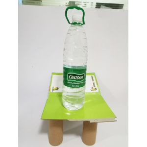 Single Side Coating Thick Cardboard Sheets Made from Recycled Pulp Style