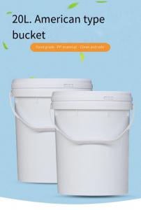 China ODM 20 Liter Plastic Drum HDPE 20L Food Grade Bucket For Paint on sale