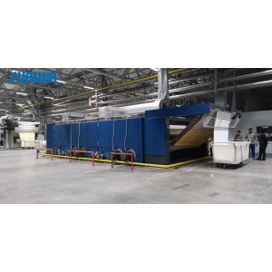 170 Degree Gas Heated Fabric Relaxation Machine Tensionless Textile Dryer