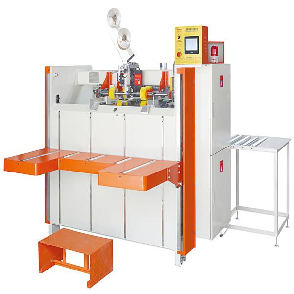 Quality Double Servo Semi Auto Stitcher Machine Equipped With Automatic Alarm System for sale