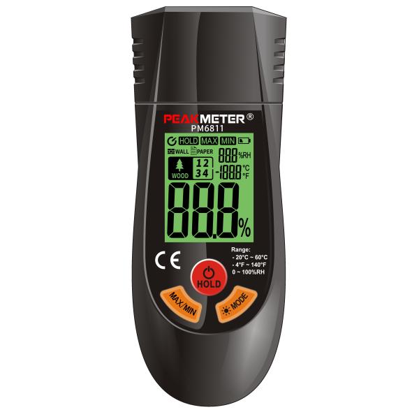 Timber Industry Environmental Meter High Sensitivity Probe Temperature