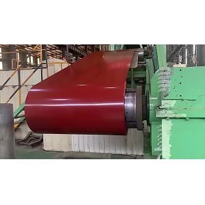 Rustproof PPGI Colour Coated Steel Coils 600-1250mm Width